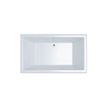 Jetta - Knox 72X42 Rectangle Center Drain White Combo White Trim Rbrf - White