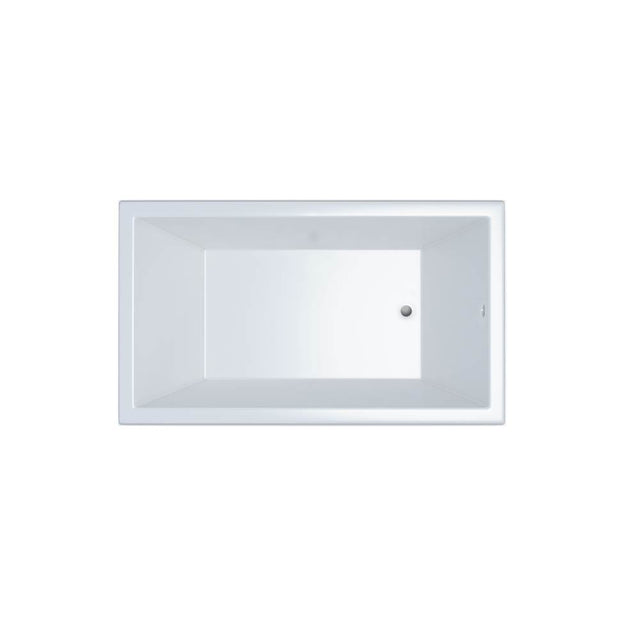 Jetta - Porter 60X32 Rectangle End Drain White Air White Trim Lb - White