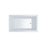 Jetta - Porter 66X36 Rectangle End Drain White Air White Trim Lb - White