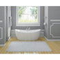 Jetta - Eclipse - 71X32 Wht Freestand Tub Center Drain W/White W&O - White