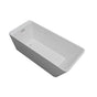 Jetta - Orion - 67X30 Wht Freestand Tub End Drain W/White W&O - White