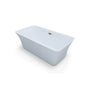 Jetta - Flare - 67X30 White Freestanding Tub Center Drain W/White W And O - White