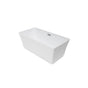 Jetta - Flare - 59X30 White Freestanding Tub Center Drain W/White W And O - White