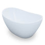 Jetta - Halley - 59X32 Wht Freestand Tub Center Drain W/Chrome W&O - White