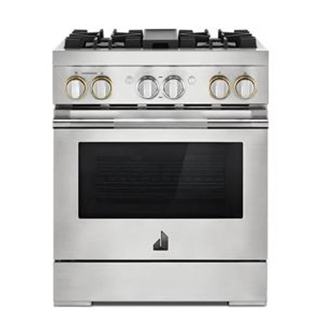 Jenn-Air - 30'' Pro-Range Dual Fuel, Rise Style, 2-20K, 15K, 5K, Dual Fan Multi-Mode True Convection