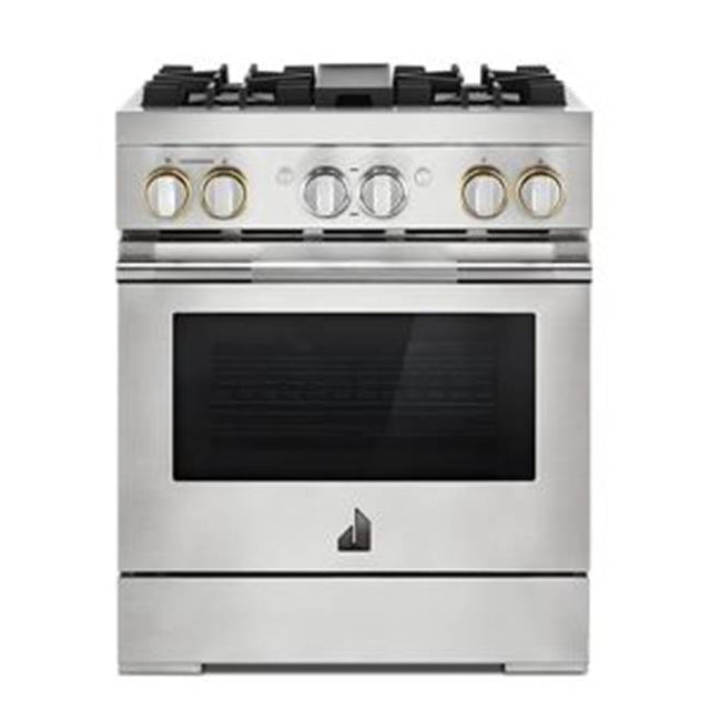 Jenn-Air - 30'' Pro-Range Dual Fuel, Rise Style, 2-20K, 15K, 5K, Dual Fan Multi-Mode True Convection