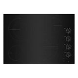 Jenn-Air - 30'' Radiant Cooktop, Black Trim, Knobs - Black