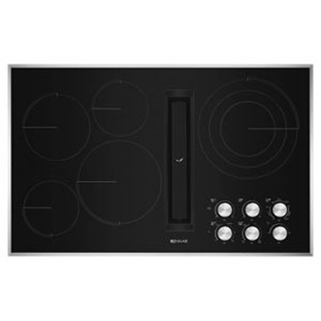 Jenn-Air - 36'' Elec Downdraft Cktp, Ss, Knobs - Stainless