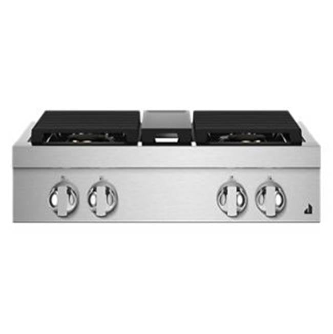 Jenn-Air - 30'' Rangetop, Noir Style, 2-20K, 15K, 5K-500 Simmer