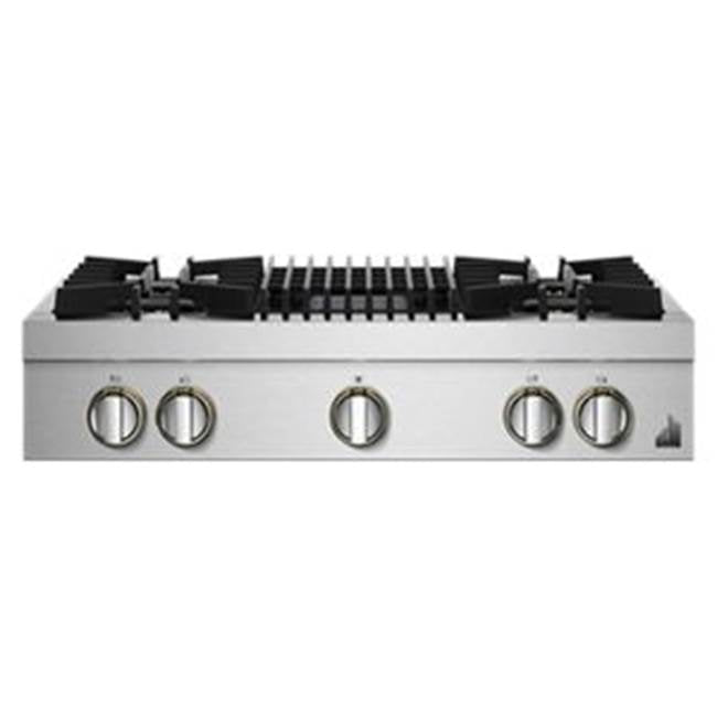 Jenn-Air - 36'' Rangetop, Rise Style, Grill, 2-20K, 15K, 5K-500 Simmer