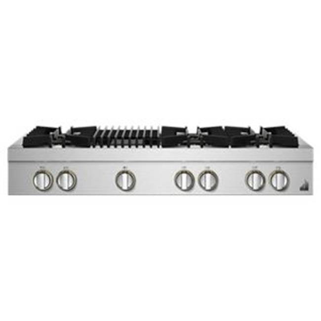 Jenn-Air - 48'' Rangetop, Rise Style, Grill, 3-20K, 2-15K, 5K-500 Simmer