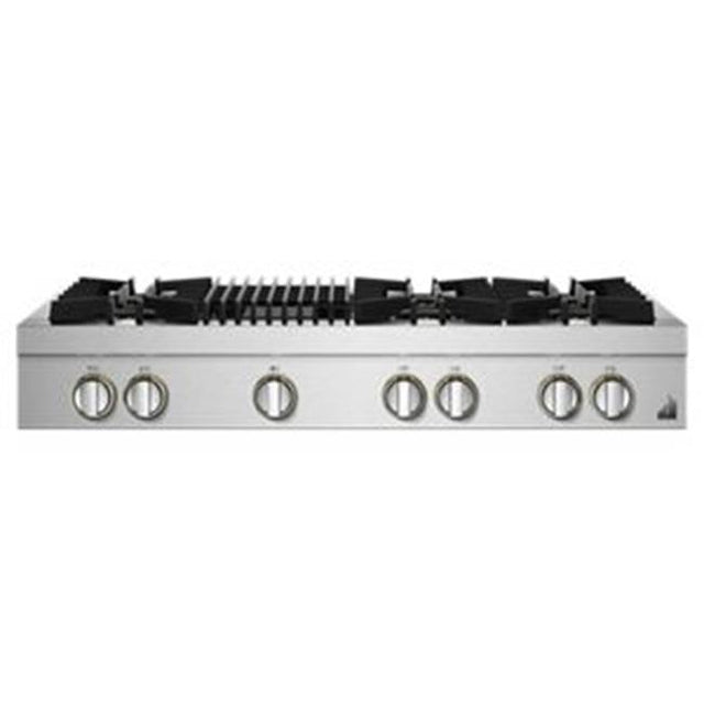 Jenn-Air - 48'' Rangetop, Rise Style, Grill, 3-20K, 2-15K, 5K-500 Simmer