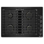 Jenn-Air - 30'' Gas Downdraft Cktp, Brass Brnrs, Black - Black