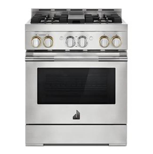 Jenn-Air - 30'' Pro-Range Gas, Rise Style, 2-20K, 15K, 5K, Dual Fan Multi-Mode True Convection