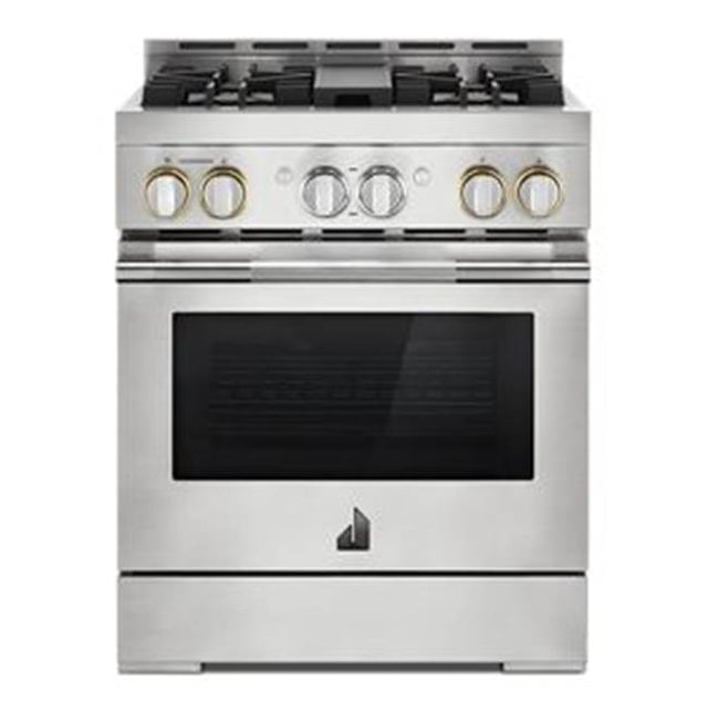 Jenn-Air - 30'' Pro-Range Gas, Rise Style, 2-20K, 15K, 5K, Dual Fan Multi-Mode True Convection
