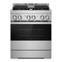Jenn-Air - 30'' Pro-Range Gas, Noir Style, 2-20K, 15K, 5K, Dual Fan Multi-Mode True Convection
