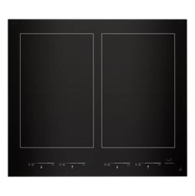 Jenn-Air - 24'' Induction Cooktop, Black, 4 Flex Elements - Black