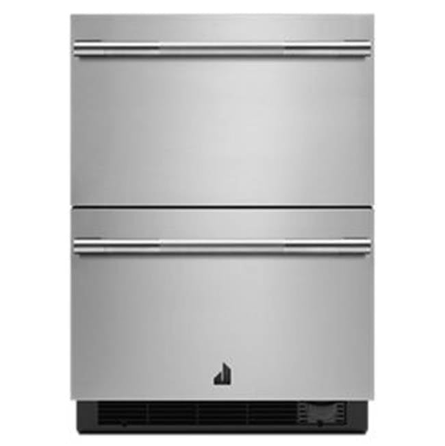 Jenn-Air - 24'' Refrigerator Double Drawer, Rise Style, Combination Ref/Frz Drawers
