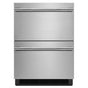 Jenn-Air - 24'' Refrigerator Double Drawer, Rise Style, Ref/Ref Drawers