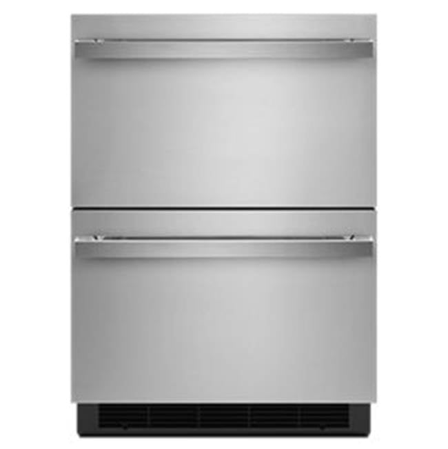 Jenn-Air - 24'' Refrigerator Double Drawer, Noir Style, Ref/Ref Drawers