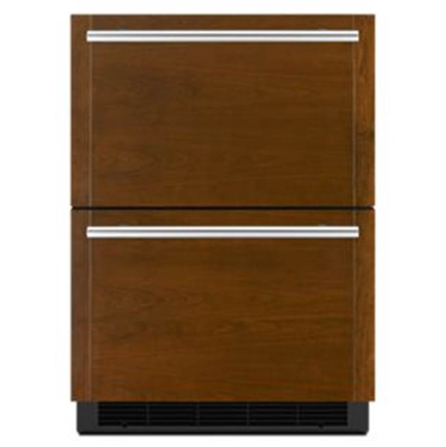 Jenn-Air - 24'' Refrigerator Double Drawer, Overlay Style, Ref/Ref Drawers