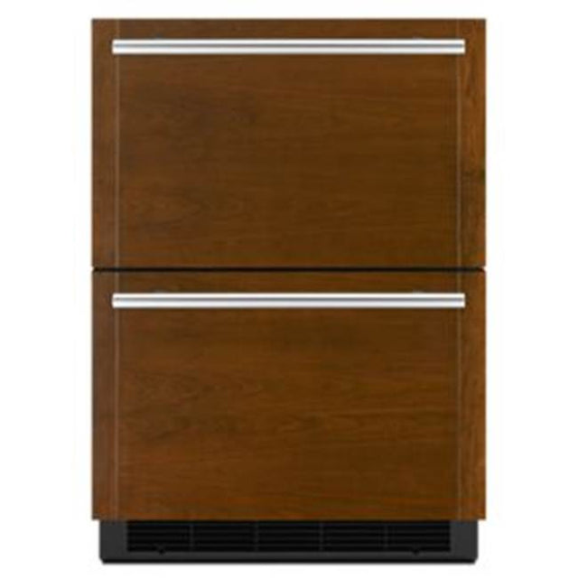 Jenn-Air - 24'' Refrigerator Double Drawer, Overlay Style, Ref/Ref Drawers