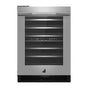 Jenn-Air - 24'' Wine Cellar, Rise Style, Dual Temp Zone, 6 Extendable Racks, Auto Defrost, Left Hinge, Flush Design