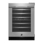 Jenn-Air - 24'' Wine Cellar, Rise Style, Dual Temp Zone, 6 Extendable Racks, Auto Defrost, Right Hinge, Flush Design