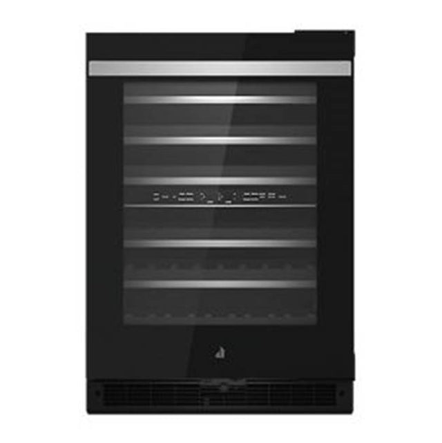 Jenn-Air - 24'' Wine Cellar, Noir Style, Dual Temp Zone, 6 Extendable Racks, Auto Defrost, Right Hinge, Flush Design
