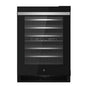 Jenn-Air - 24'' Wine Cellar, Noir Style, Dual Temp Zone, 6 Extendable Racks, Auto Defrost, Right Hinge, Flush Design