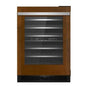 Jenn-Air - 24'' Wine Cellar, Overlay, Dual Temp Zone, 6 Extendable Racks, Auto Defrost, Right Hinge, Flush Design