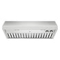 Jenn-Air - 36'', Pro-Style, Low Profile, 600 Cfm, 2 Hal W/Nite Lite, 2 Warm Lamp, 4 Speed, Knob Cntrl
