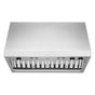 Jenn-Air - 30'', Pro-Style, Wall Mount, 600 Cfm, 2 Hal W/Nite Lite, 2 Warm Lamp, 4 Speed, Knob Cntrl