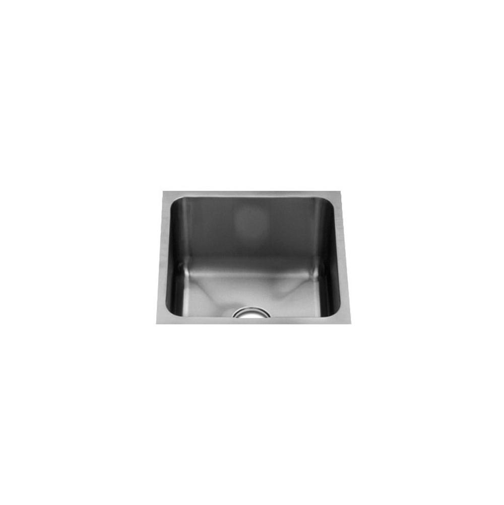 Home Refinements by Julien - Classic Bar Sink Undermount, Single 12X12X7