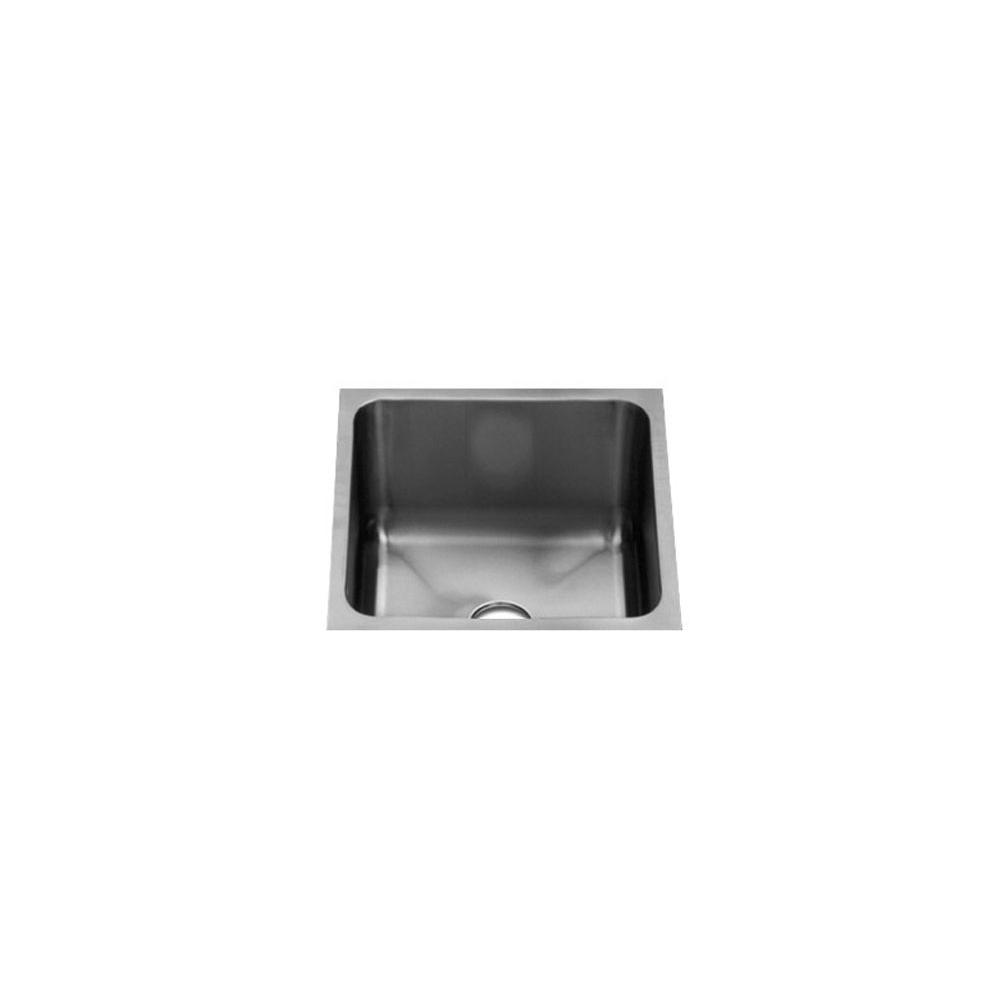 Home Refinements by Julien - Classic Bar Sink Undermount, Single 15X15X7