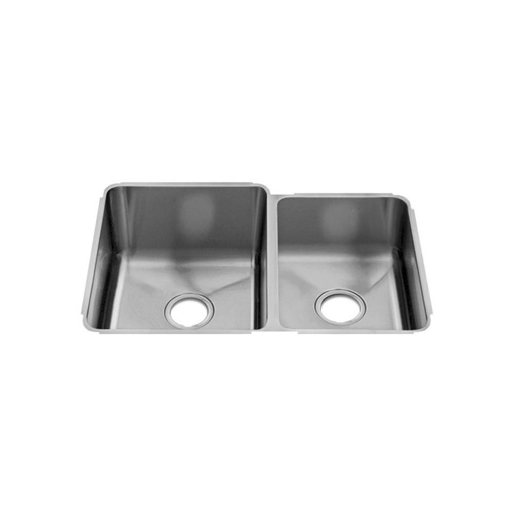 Home Refinements by Julien - Classic Sink Undermount, Double L15X18X10 R12X16X8