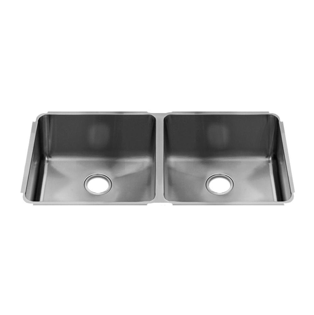 Home Refinements by Julien - Classic Sink Undermount, Double L18X16X8 R18X16X8