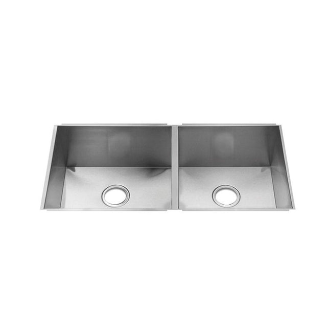 Home Refinements by Julien - Urbanedge Sink Undermount, Double L18X16X10 R15X16X8