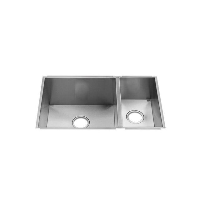 Home Refinements by Julien - Urbanedge Sink Undermount, Double L18X16X10 R9X16X8