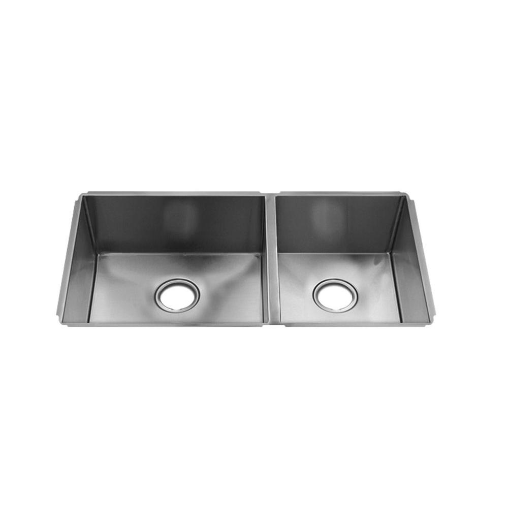 Home Refinements by Julien - J7 Sink Undermount, Double L18X16X8 R12X16X8