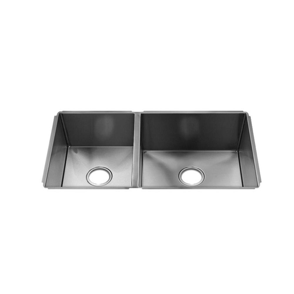 Home Refinements by Julien - J7 Sink Undermount, Double L12X16X8 R18X16X10