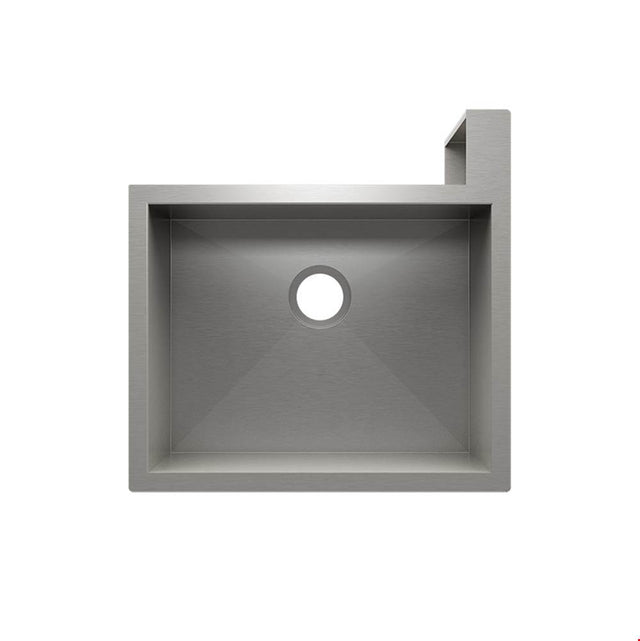 Home Refinements by Julien - Socialcorner Sink Undermount Flat Aprons Right Corner, Single 23X18X10
