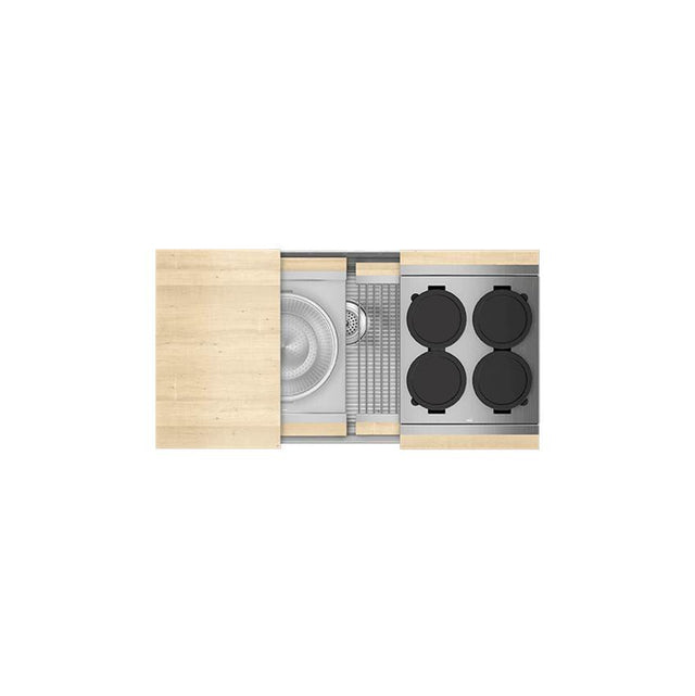 Home Refinements by Julien - Smartstation Kit, Undermount Sink, Maple Acc., Single 36X18X10