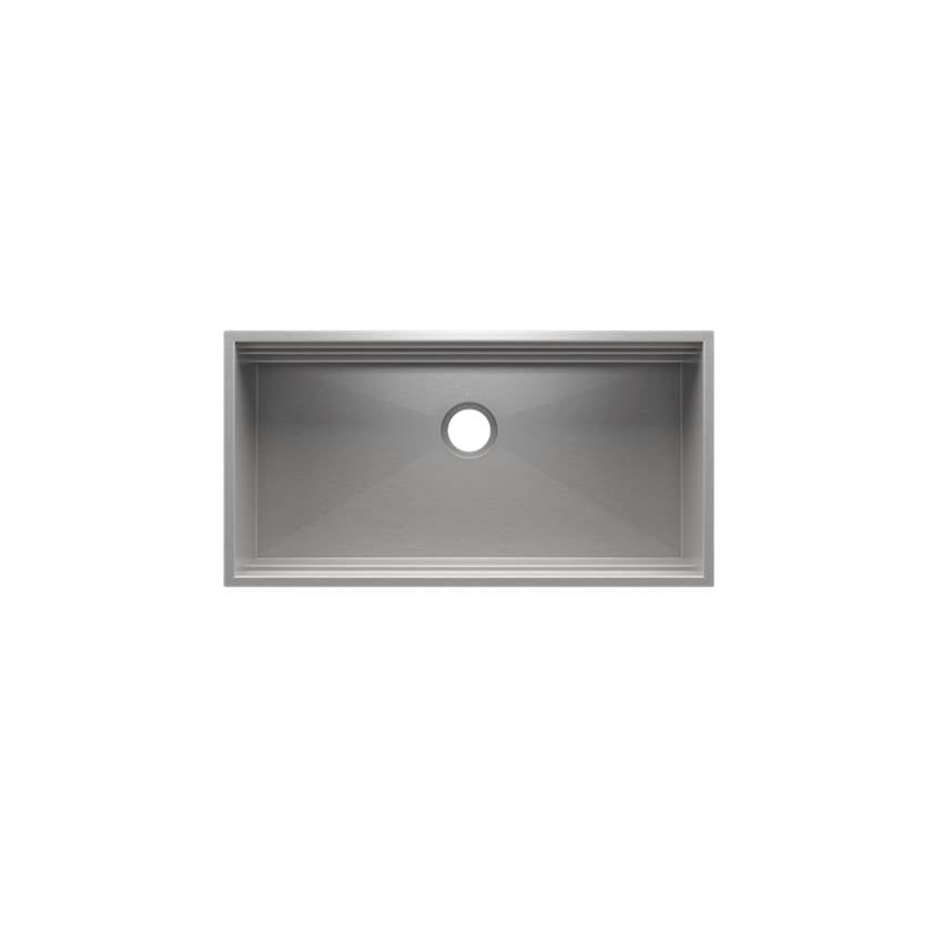 Smartstation Kit, Undermount Sink, Maple Acc., Single 36X18X10