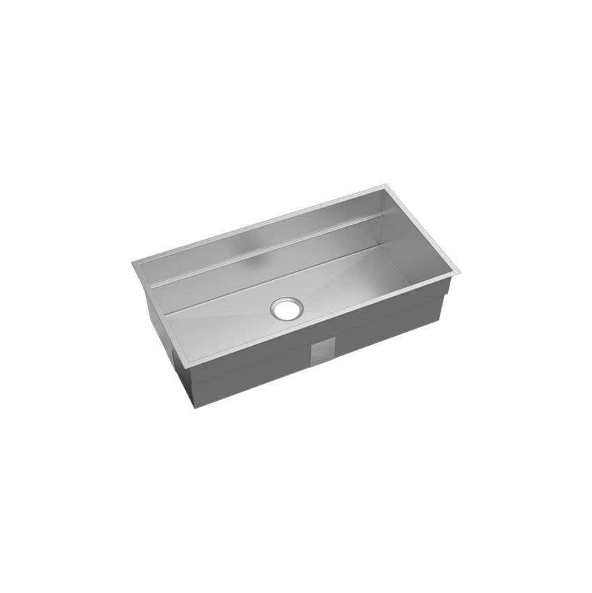 Smartstation Kit, Undermount Sink, Maple Acc., Single 36X18X10