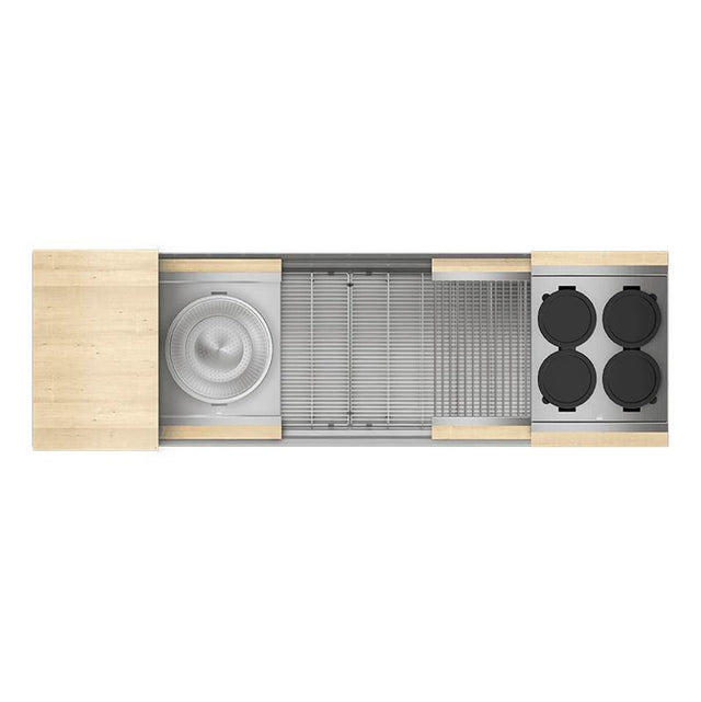 Home Refinements by Julien - Smartstation Kit, Undermount Sink, Maple Acc., Single 60X18X10