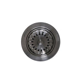 Home Refinements by Julien - Drain For Ss And Fireclay Sinks, Brushed Nickel, 3-1/2 - Brushed Nickel