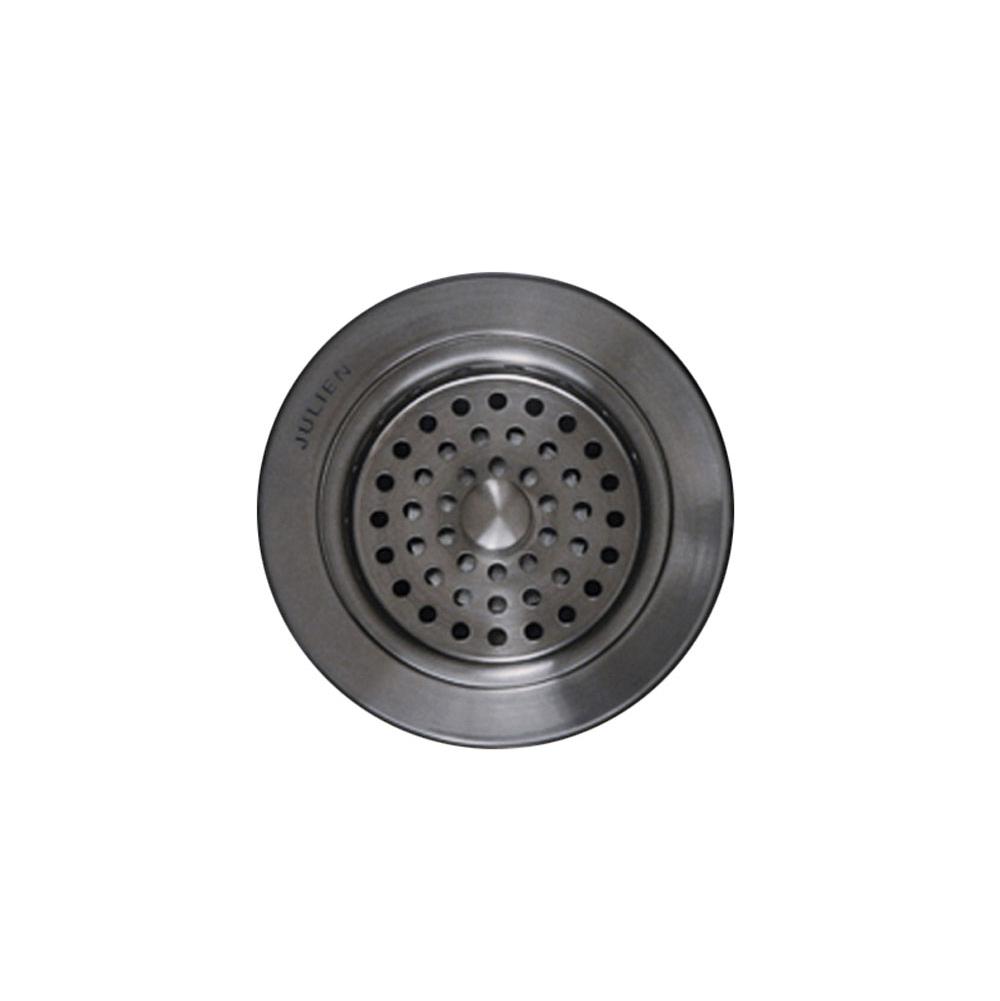 Home Refinements by Julien - Drain For Ss Sinks, Brushed Nickel, 3-1/2 - Brushed Nickel