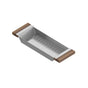 Home Refinements by Julien - Colander For 17In Sink, Walnut Handles, 6X18X2-1/4