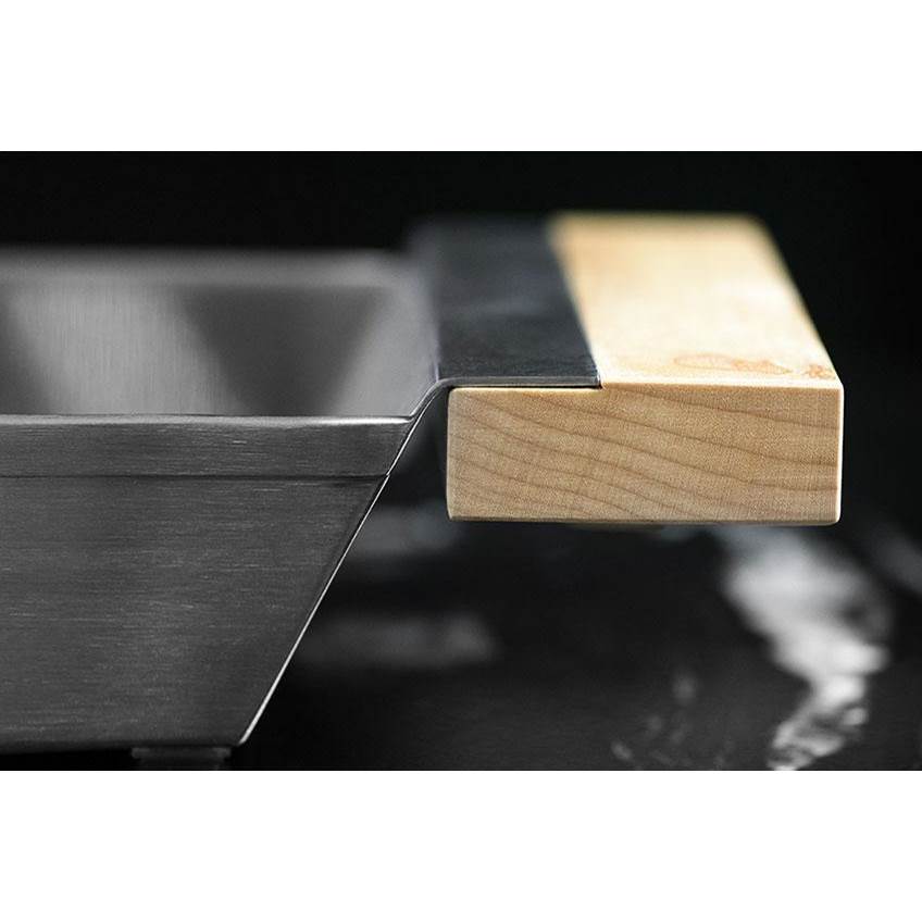 Tray For 18In Sink, Maple Handles, 6X19X2-1/4